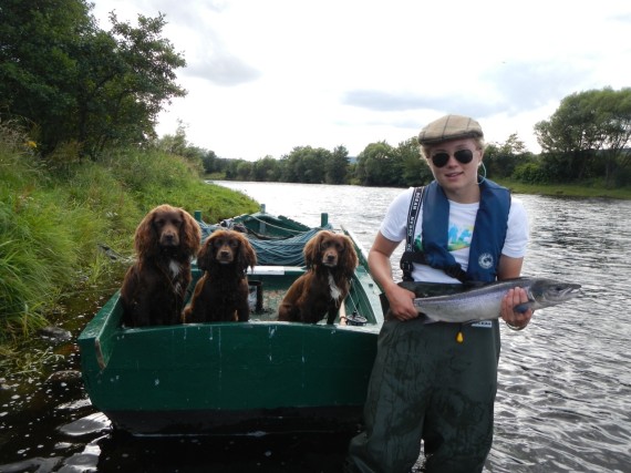 Rory Mountain with the Cocker Pack.