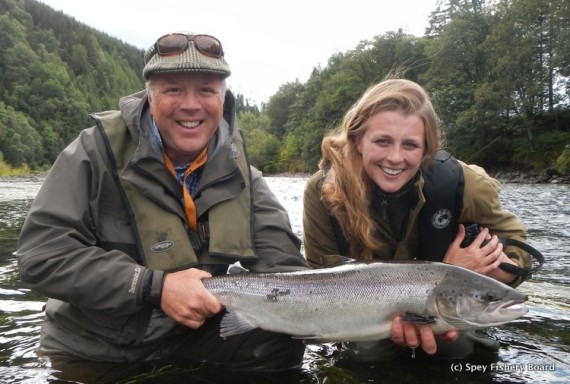 Georgiana Baker 1st Salmon Two Stones Delfur