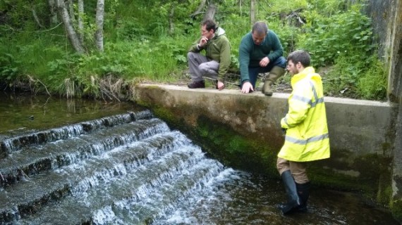 Alasdair Donnelly, Duncan Ferguson and Brian Davidson of RAFTS discuss the Mackalea steps.