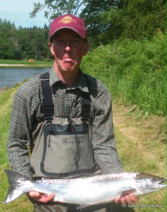 Gordon Aitchison 1st fish Mid Cast Carron