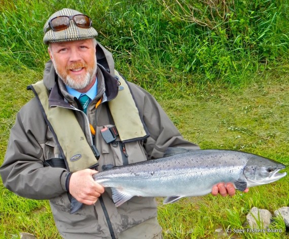 Mark with Oliver Burge's fish