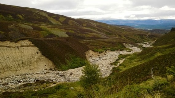 The wetted width of the Gynack is only about 6-7m at low flows but the bed width must be over 30m. 
