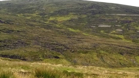 Exposed peat in the upper Dulnain catchment.