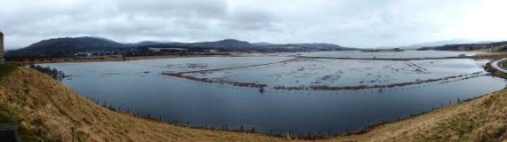 Insh marshes from Ruthven Castle